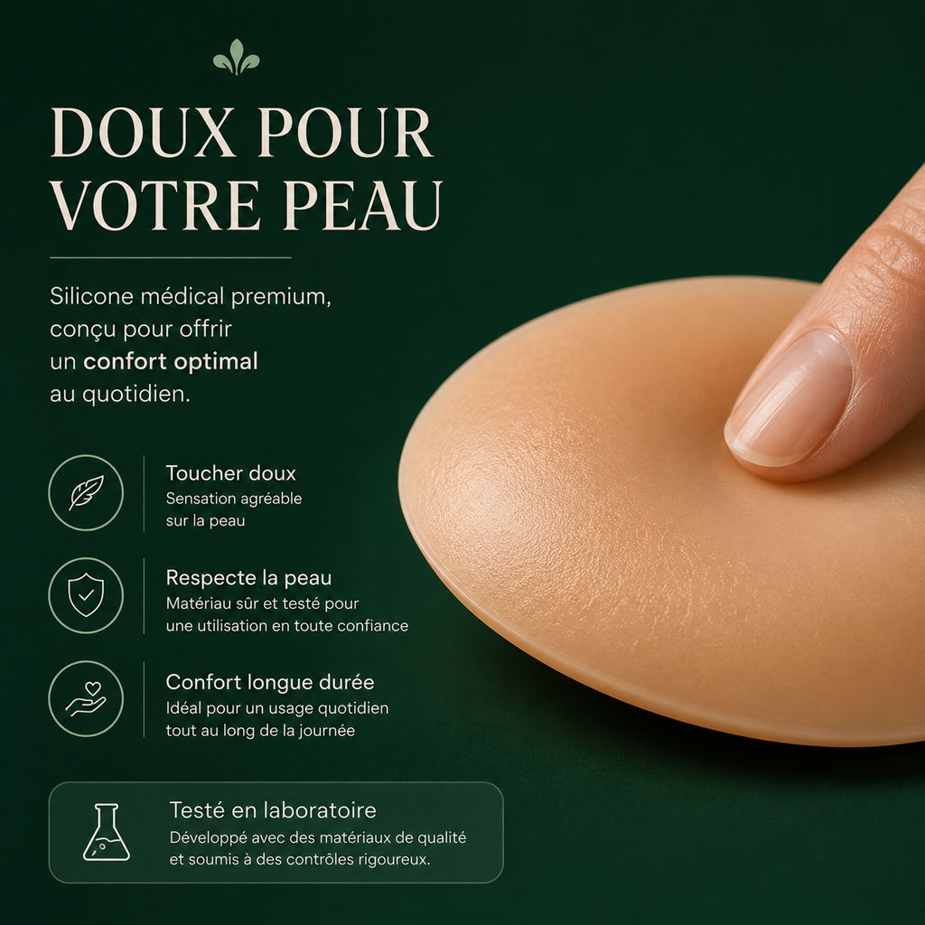 Hanie Pad™ | Cache-tétons réutilisables ultra-fins
